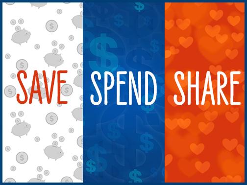 Save Spend Share